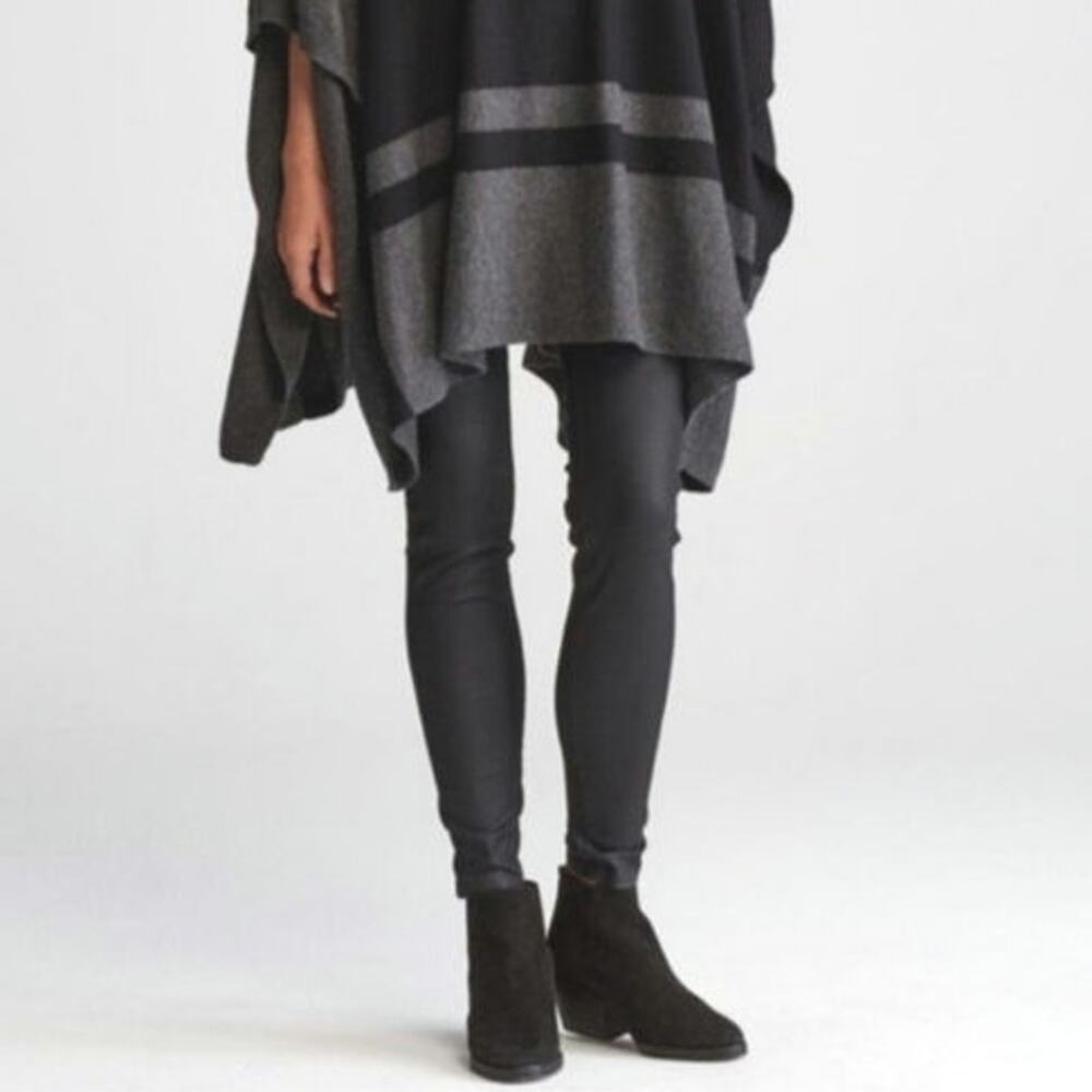 Eileen Fisher Black Coax LT‎ Suede Leather Zip up Ankle Booties Size 8 1/2